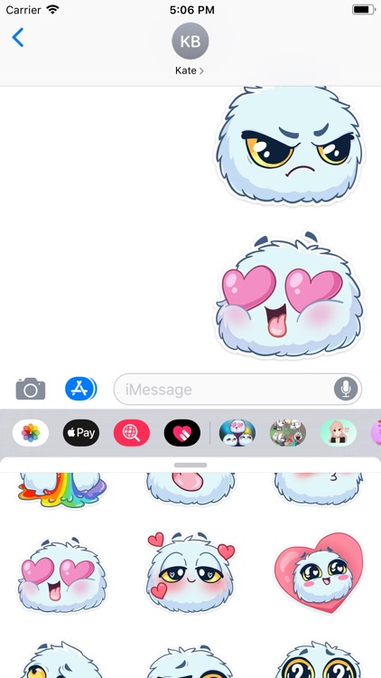 Fluffy Adorable stickers