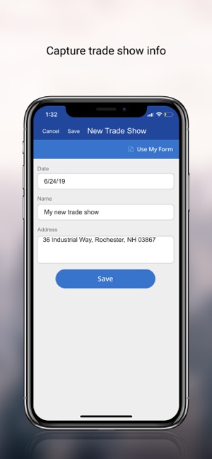 ios trade show lead capture app