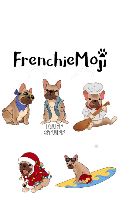 How to cancel & delete French Bulldog Emojis Star from iphone & ipad 1