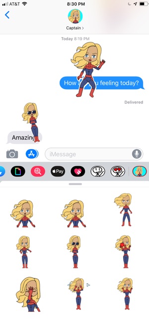 Super Woman Hero Cute Stickers(圖2)-速報App