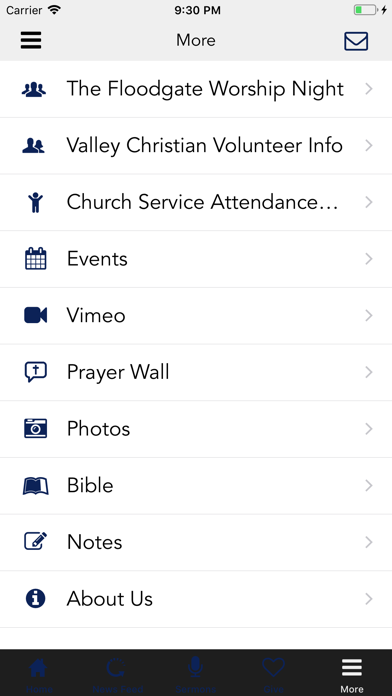 Valley Christian Church App screenshot 2