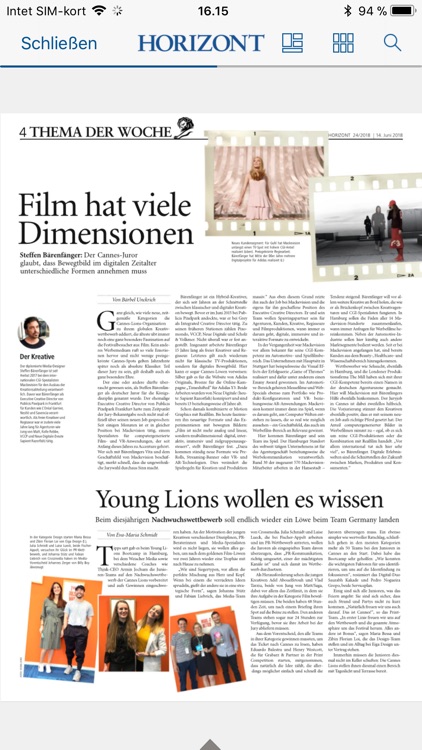 HORIZONT ePaper