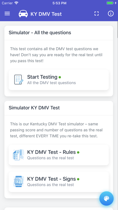 Kentucky DMV Permit Test screenshot 3