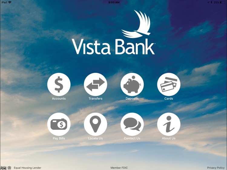 Vista Bank Mobile for iPad
