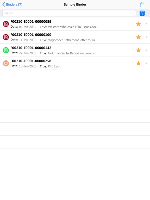 Screenshot #6 pour Nuix Discover Mobile Binders