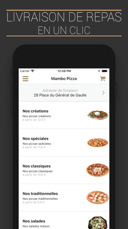 Mambo Pizza App