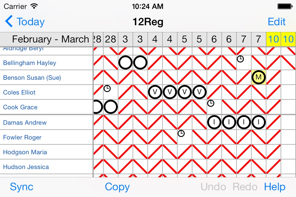 STEARsoft Attendance Register screenshot 2