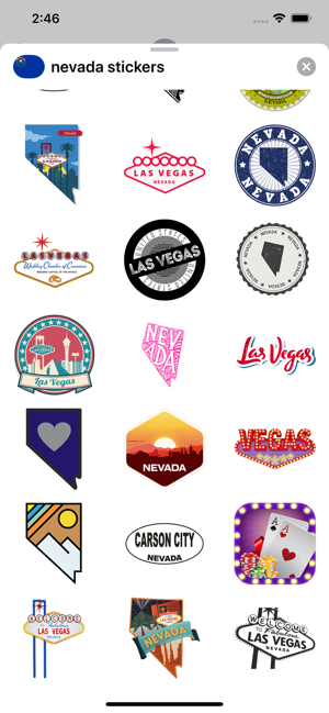 Nevada emojis - USA stickers(圖2)-速報App