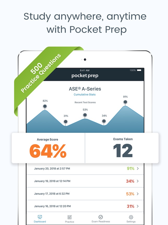 ase online test prep