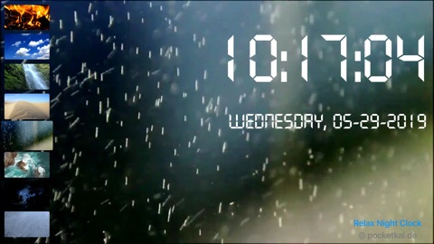 Screenshot #5 for Relax Night Clock for TV
