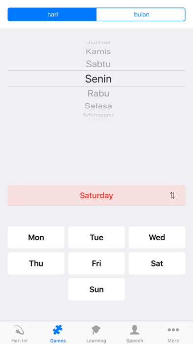 Learn Indonesian - Calendar screenshot 3
