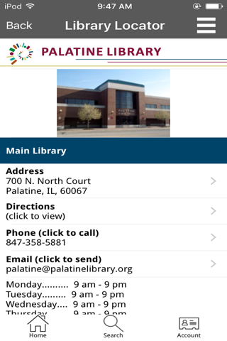 Palatine Library Mobile screenshot 4