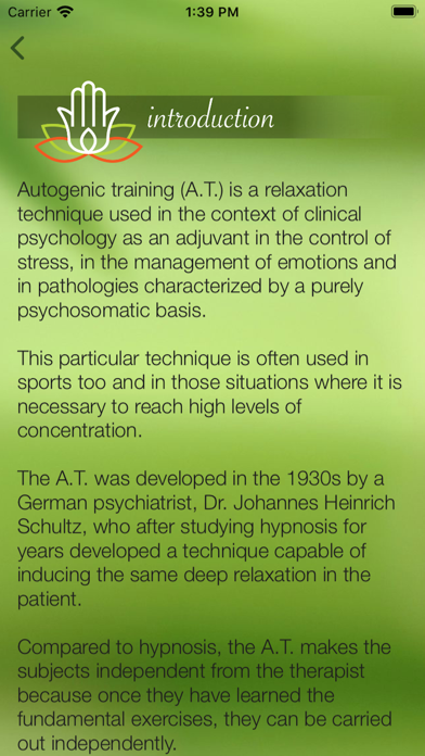 Autogenic Training Original screenshot 2