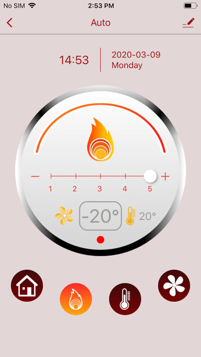 smart pellet stove screenshot 2