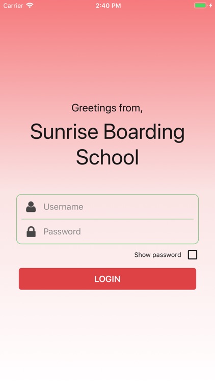 Sunrise Boarding School