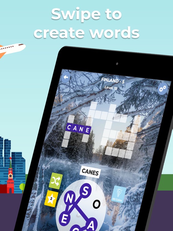 Screenshot #5 pour Word Travel: Crossword Puzzles