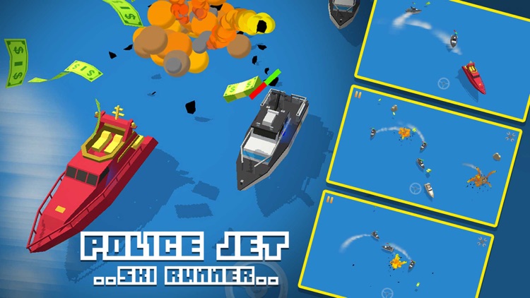 Police Jet Ski Runner screenshot-5