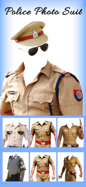 Men Police suit Photo Editor(圖2)-速報App