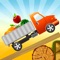 HappyTruck: Explorer - The road is blocked and try your best to use the board, wood and stone to cross it