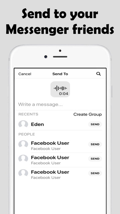 VoiceMoji for Messenger screenshot 3