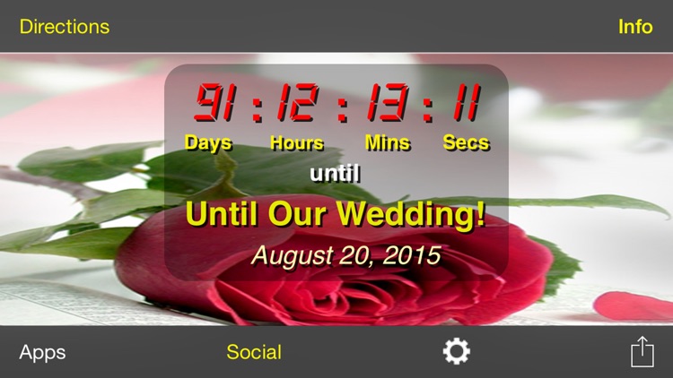 Our Wedding Countdown