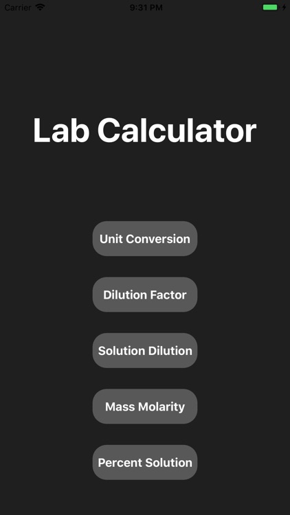 Lab Calculator