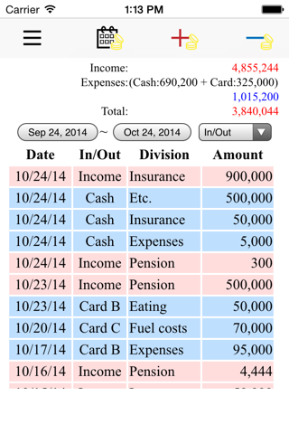 Oh My Money ( Account book ) - náhled