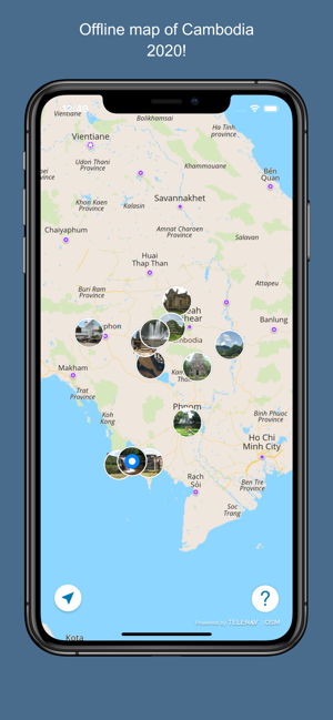 Cambodia 2020 — offline map(圖1)-速報App