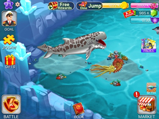 Dino Water World-Dinosaur game на iPad