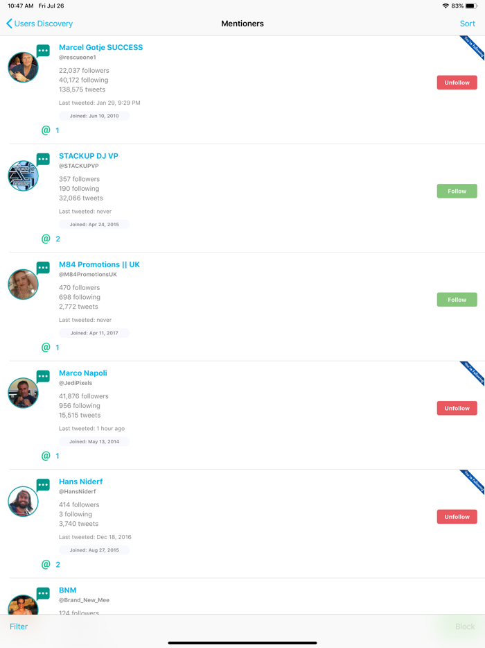 Find Unfollowers For Twitter