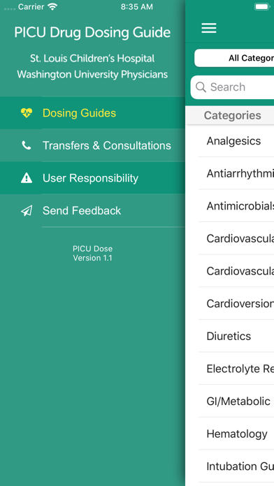 PICU Drug Dosing Guide screenshot 3