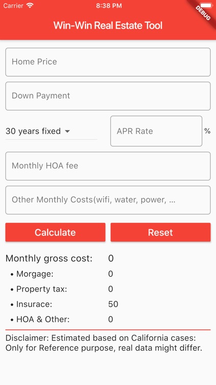 winwin house cost tool