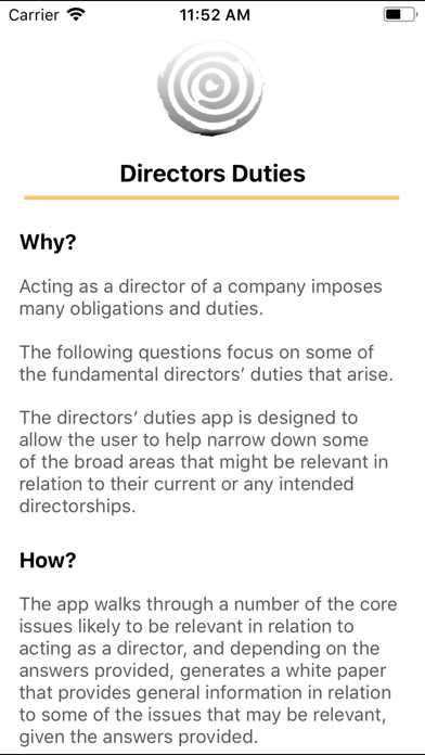 How to cancel & delete Directors Duties from iphone & ipad 1