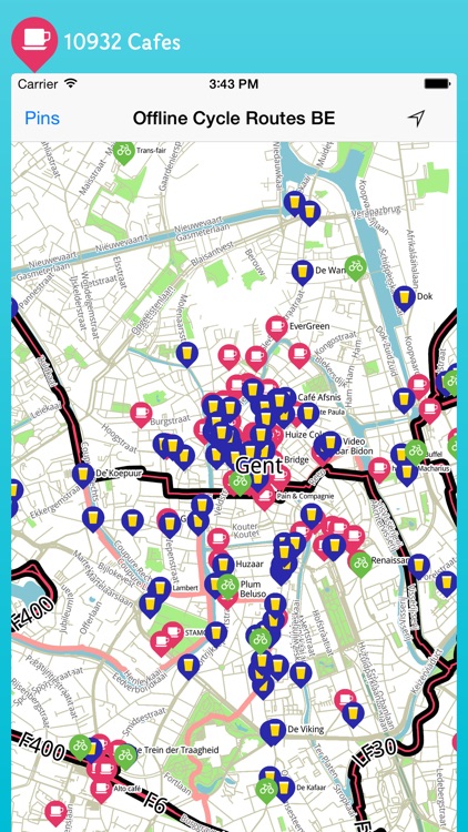 Offline Cycle Routes Belgium