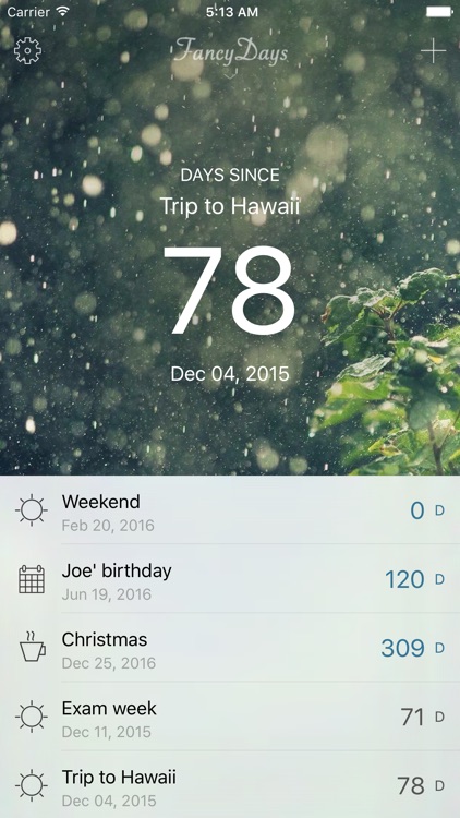 FancyDays: Light Pro Countdown screenshot-0