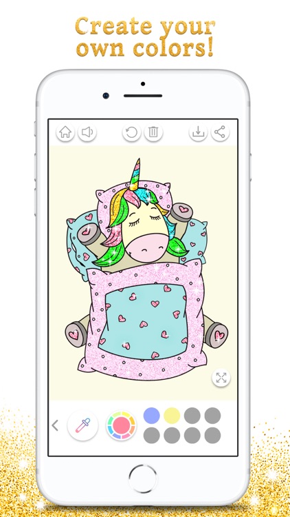 Unicorn Coloring Book Sparkle screenshot-4