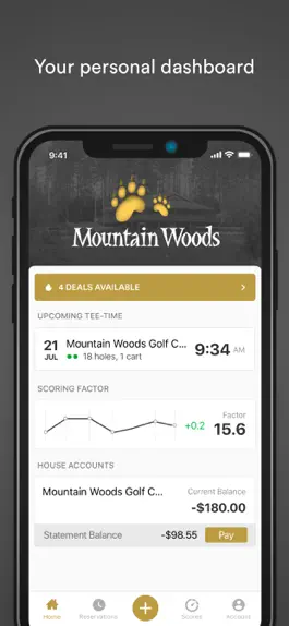 Game screenshot Mountain Woods Golf Club apk