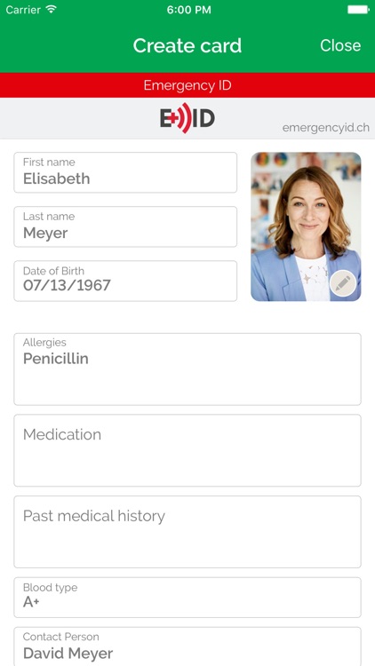 Echo112 – Medical ID