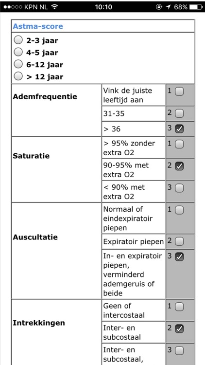 Scores kindergeneeskunde screenshot-3