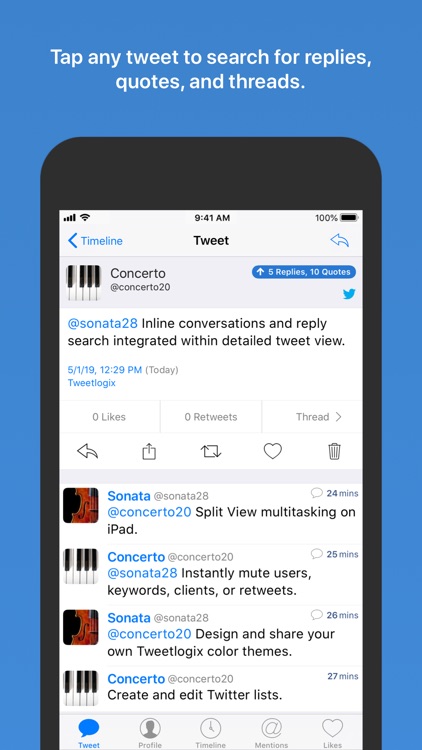 Tweetlogix for Twitter
