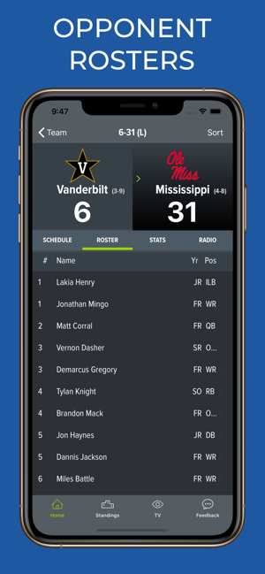 Vanderbilt Football Schedules(圖9)-速報App