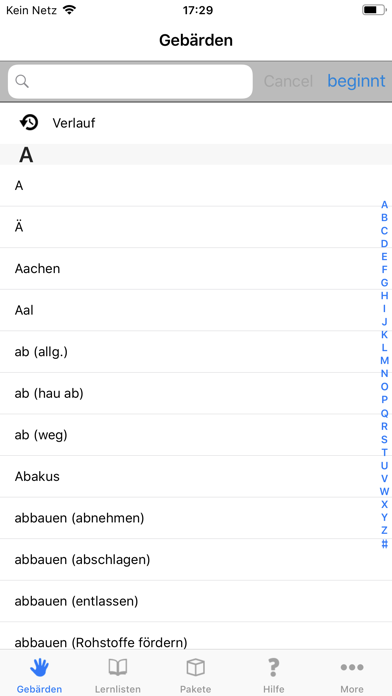 How to cancel & delete Gebärdensprache Wörterbuch Ges from iphone & ipad 2