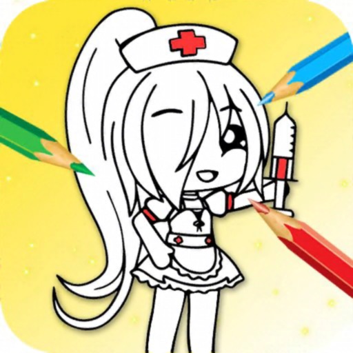 Glitter Gacha Coloring book on the App Store