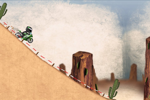 Stickman Downhill - Motocross - náhled