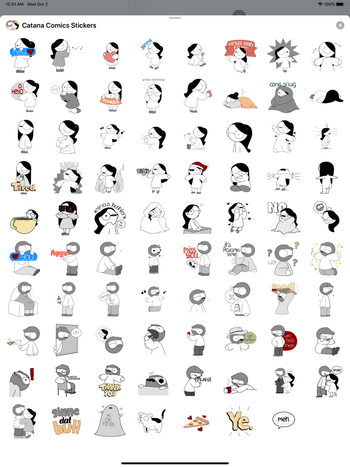 Catana Comics Stickers