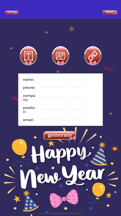 Happy QR code generation