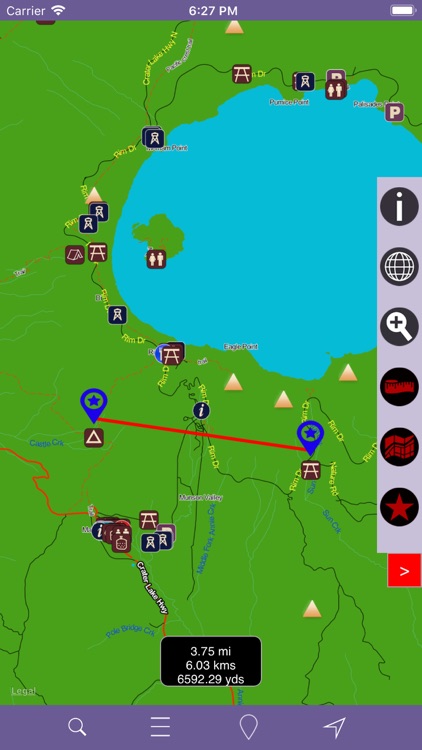 Crater Lake National Park GPS