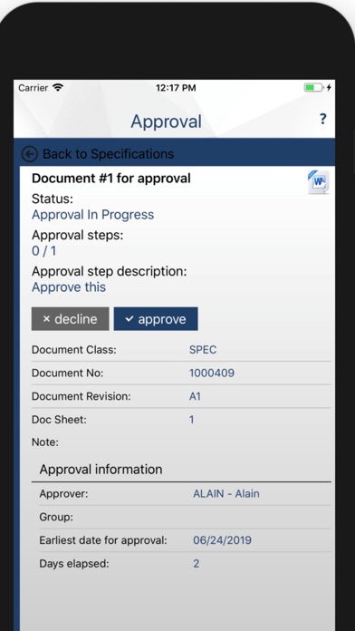 How to cancel & delete Approval from iphone & ipad 3