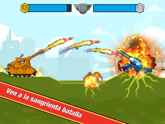 Captura de Pantalla 2 Tank Heroes - Tank Games iphone