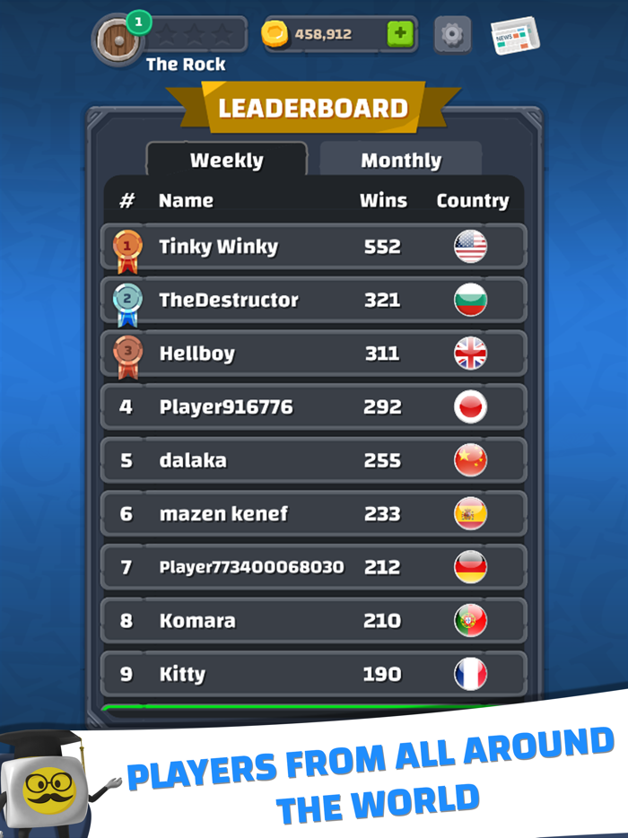 Words in Battle with Friends